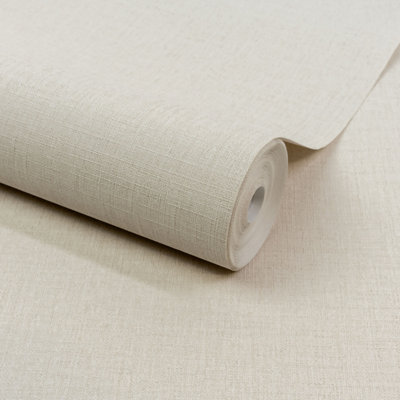 Grandeco Boutique Trente Linen Effect Luxury Weight Embossed Wallpaper, Marl Grey