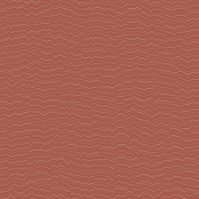 Grandeco Boutique Yoro Sand Dune Wave Texture Embossed Metallic Wallpaper, Rust Red