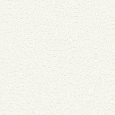 Grandeco Boutique Yoro Sand Dune Wave Texture Embossed Metallic Wallpaper, White