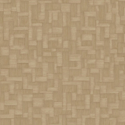 Grandeco Camu Geometric Blocks Textured Wallpaper, Beige