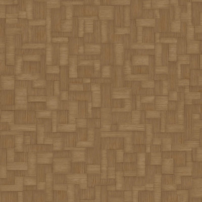 Grandeco Camu Geometric Blocks Textured Wallpaper, Copper Rust