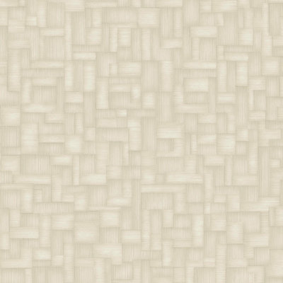 Grandeco Camu Geometric Blocks Textured Wallpaper, Neutral