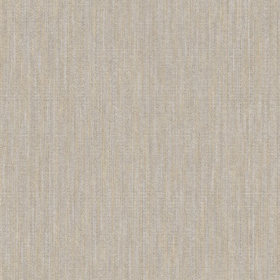 Grandeco Claus Plain Woven Grasscloth Textured Wallpaper, Light Grey