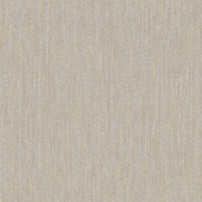 Grandeco Claus Plain Woven Grasscloth Textured Wallpaper, Light Grey