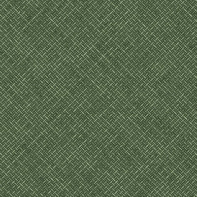 Grandeco Diagonal Basket Weave Wicker Rattan Texture Wallpaper, Deep Green