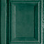 Grandeco Distressed Aged Rustic Wood Panel Green Textured Wallpaper