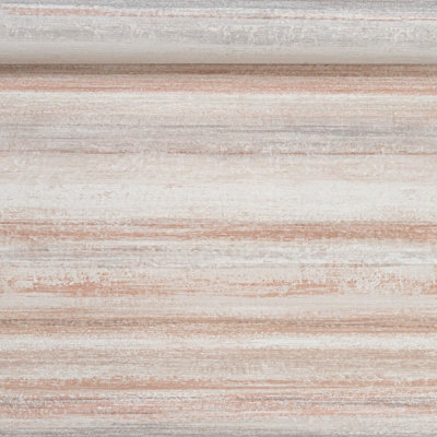 Grandeco Distressed Paint Effect Grey White Plaster Pink Vinyl Wallpaper Feature