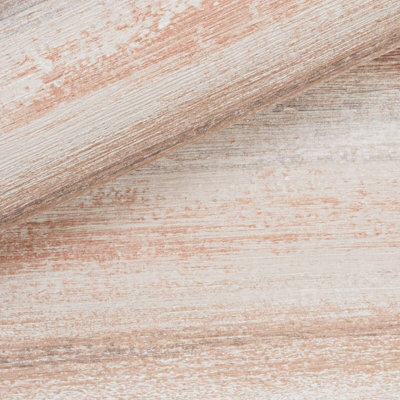 Grandeco Distressed Paint Effect Grey White Plaster Pink Vinyl Wallpaper Feature