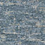 Grandeco Drew Textured Blown Mica Vinyl Wallpaper, Blue