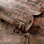 Grandeco Durham Brick Textured Blown Vinyl Red Brick Wallpaper