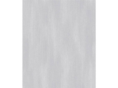 Grandeco Fabric Plain SIlver Wallpaper A10702