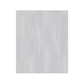 Grandeco Fabric Plain SIlver Wallpaper A10702
