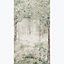 Grandeco Fairytale Trees Green 3 lane repeatable Mural 2.8 x 1.59m