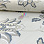 Grandeco Floral Leaf Pattern Wallpaper Metallic Glitter Motif Embossed Textured Taupe A16704