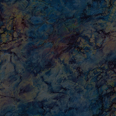 Grandeco Grand Onyx Photographic Marble Textured Wallpaper, Deep Blue