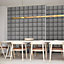 Grandeco Hektor Faux Padded Panel Textured Wallpaper, Grey