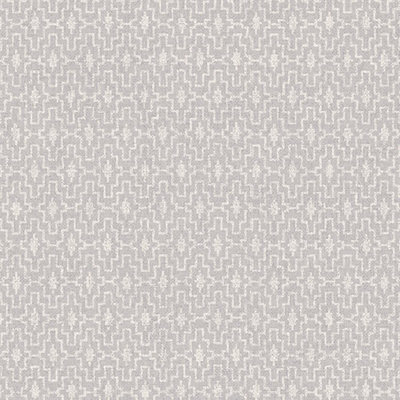 Grandeco Kazue Moroccan Textured Wallpaper, Grey