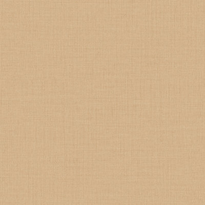 Grandeco Linen Nursery Textured Plain Wallpaper, Terracotta