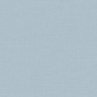Grandeco Linen Textured Plain Wallpaper, Blue