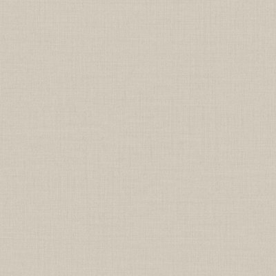 Grandeco Linen Textured Plain Wallpaper, Grey Taupe