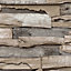 Grandeco Malay Natural Planked Wood effect Wallpaper