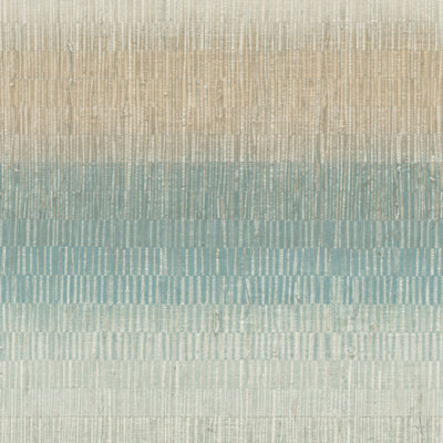 Grandeco Malibu Teal Textile Woven effect Wallpaper