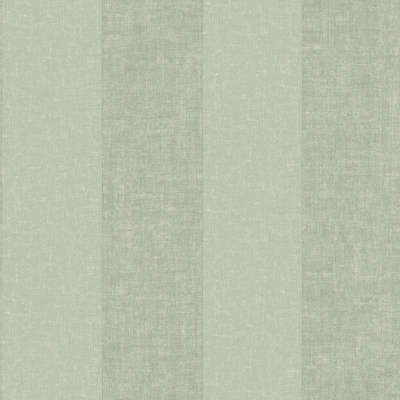 Grandeco Margritte Textured Wide Stripe Wallpaper, Green