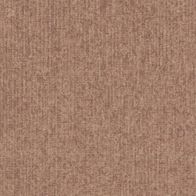 Grandeco Marlon Tweed Blown Vinyl Textured Wallpaper, Terracotta Red