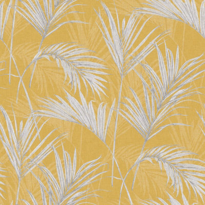 Grandeco MY2001 Myriad Palm Springs Yellow Wallpaper MY2001