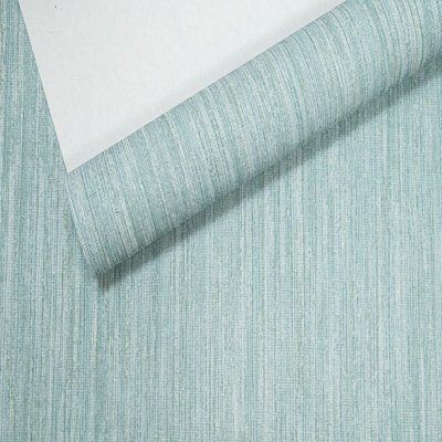 Grandeco Natural Plain Forest Green Mix Lines Textured Wallpaper