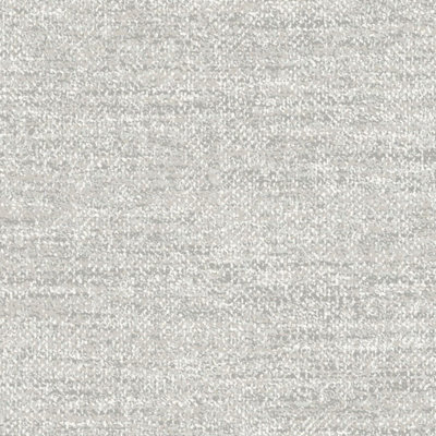 Grandeco Omuri Boucle Twill Effect Semi-plain Blown Vinyl Wallpaper, Grey
