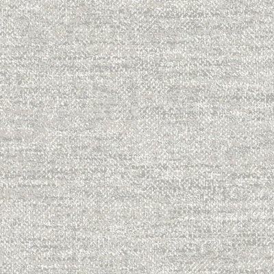 Grandeco Omuri Boucle Twill Effect Semi-plain Blown Vinyl Wallpaper, Grey