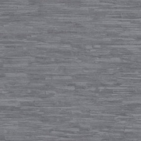 Grandeco Orion Non Woven Textured Abstract Horizontal Stripe Pattern Wallpaper Charcoal ON1203