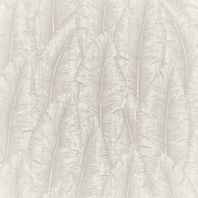 Grandeco  Palmeria Palm leaf Outline Blown Vinyl Wallpaper