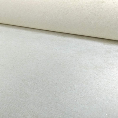 Grandeco Plush Glitter Cream Wallpaper A14001