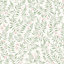 Grandeco Sage Trail Foliage and Flowers Textured Wallpaper, Green