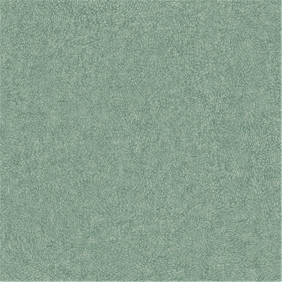 Grandeco Santiago Swirled Stitch Textured Blown Vinyl Wallpaper, Green