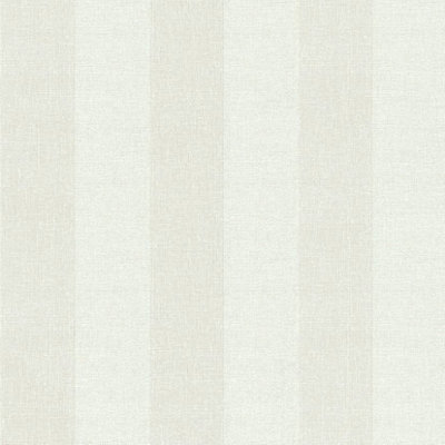 Grandeco Sarafina Fabric Stripe Textured Wallpaper, Taupe