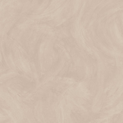 Grandeco Serra Rustic Limewash Chalk Paint Distressed Plaster Effect Textured Wallpaper, Blush Pink