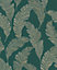 Grandeco Sila Feather Blown Vinyl Textured Wallpaper, Green