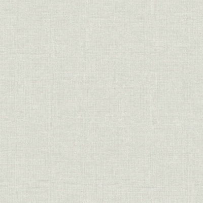 Grandeco Solena Fabric Weave Hessian Textured Plain Walllpaper, Grey