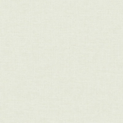 Grandeco Solena Fabric Weave Hessian Textured Plain Walllpaper,  Light Grey