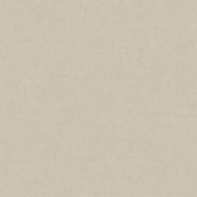 Grandeco Solena Fabric Weave Hessian Textured Plain Walllpaper,  Neutral