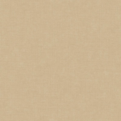 Grandeco Solena Fabric Weave Hessian Textured Plain Wallpaper, Warm Taupe