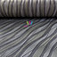 Grandeco Striped Pattern Wallpaper Metallic Glitter Motif Embossed Textured Grey Taupe A24003