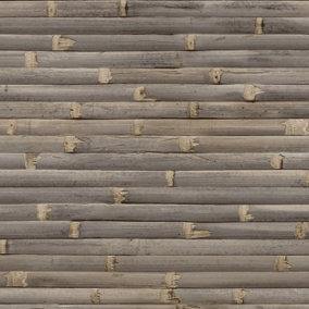 Grandeco Sumaya Bamboo Sanctuary Photographic Biophilic Textured Wallpaper, Natural