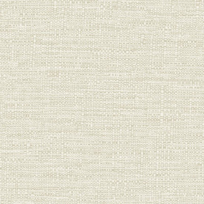 Grandeco Telma Slubbed Fabric Hessian Textured Luxury Wallpaper Cream