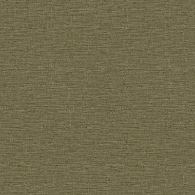 Grandeco Telma Slubbed Fabric Hessian Textured Luxury Wallpaper Dark green