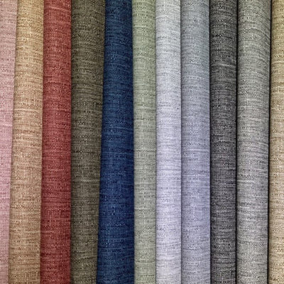 Grandeco Telma Slubbed Fabric Hessian Textured Luxury Wallpaper, Golden Straw