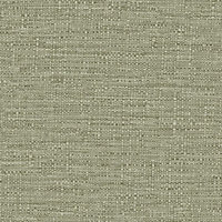 Grandeco Telma Slubbed Fabric Hessian Textured Luxury Wallpaper Sage Green